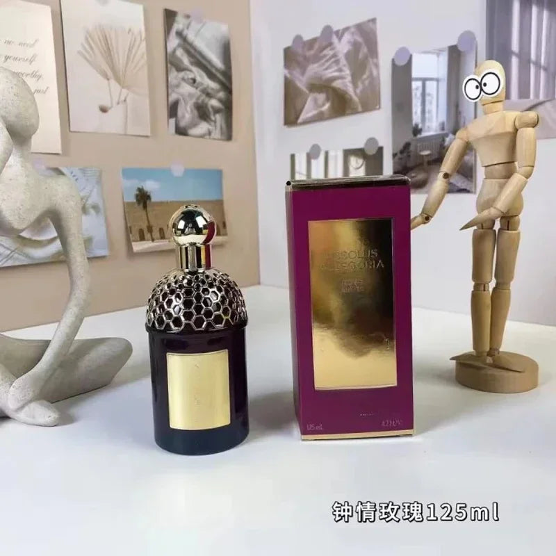 125ml Perfume Women Rose Long Lasting Floral Lasting Men's Fragrance Sandalwood Leather Pheromone Cologne Perfumes