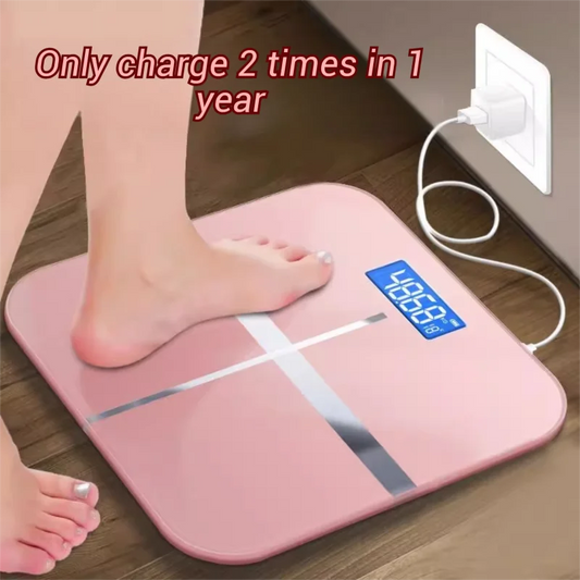 Weight Loss Weighing Device LED Display Smart Body Weight Scale USB Charging Precision Electronic Scale for Home Office Adult