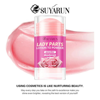 SUYARUN Ladies Deodorant Anti-Sweat Moisturizing Refreshing Long-Lasting Comfort Fragrance Body Care Product.