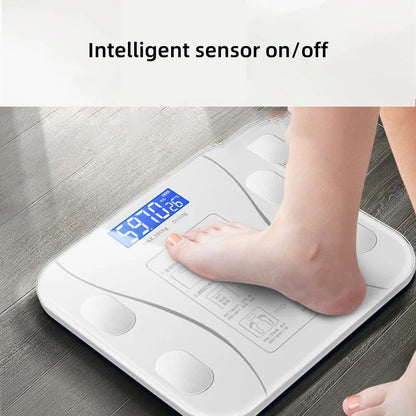 Smart Bluetooth Body Fat Scale with Bluetooth Connectivity LED Display Weight Loss Precision Electronic Scale with Mobile App