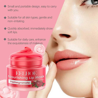 Red Pomegranate Lipstick For Women Hydrating Lipstick Glossy Moisture Lip Gloss Sheer Coverage Long Lasting Lip Balm For Dry Lip
