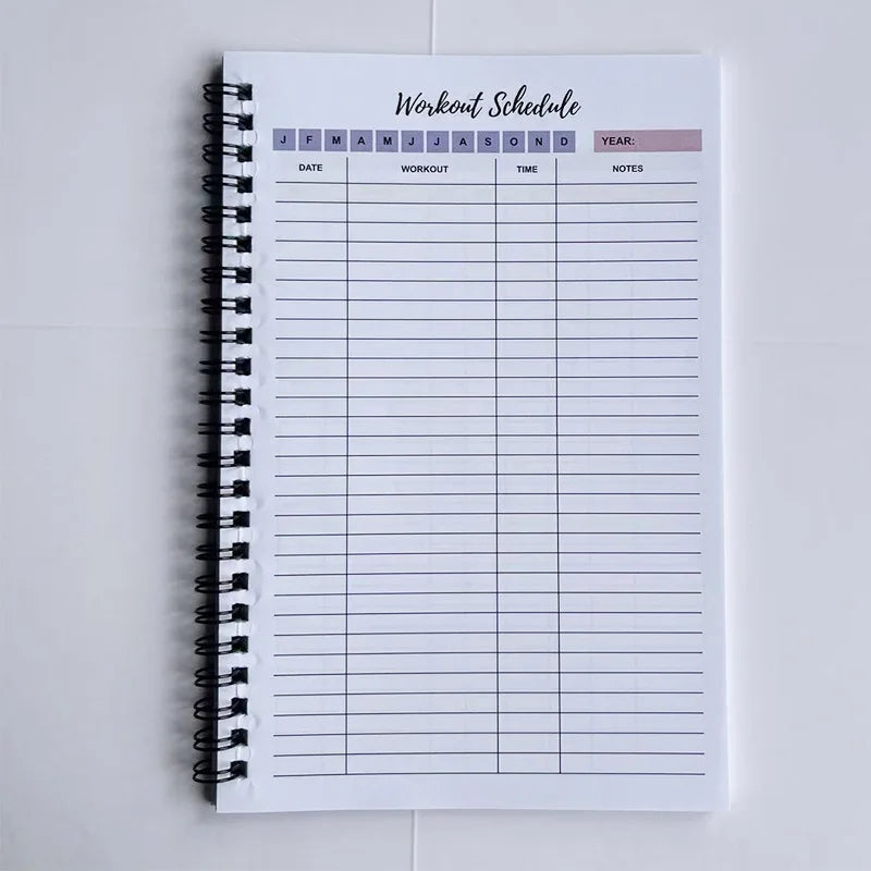 Bview Art Weight Loss Planner & Journal - Fitness Diet Tracker Notebook for Goal Setting, Healthy Lifestyle Organizer