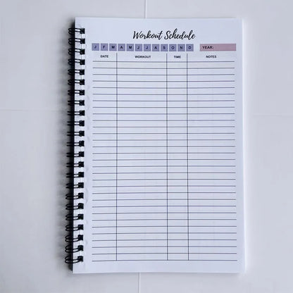 Bview Art Weight Loss Planner & Journal - Fitness Diet Tracker Notebook for Goal Setting, Healthy Lifestyle Organizer