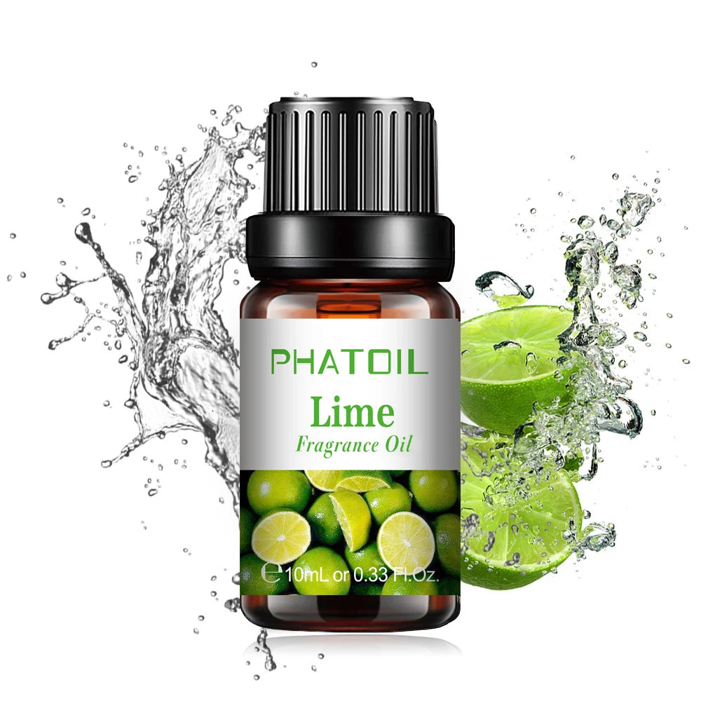 PHATOIL 10ml Strawberry Fragrance Oil Fruit Perfume Making Coconut Tangerine Mango Passion Fruit Watermelon Lemon Fig Aroma Oil