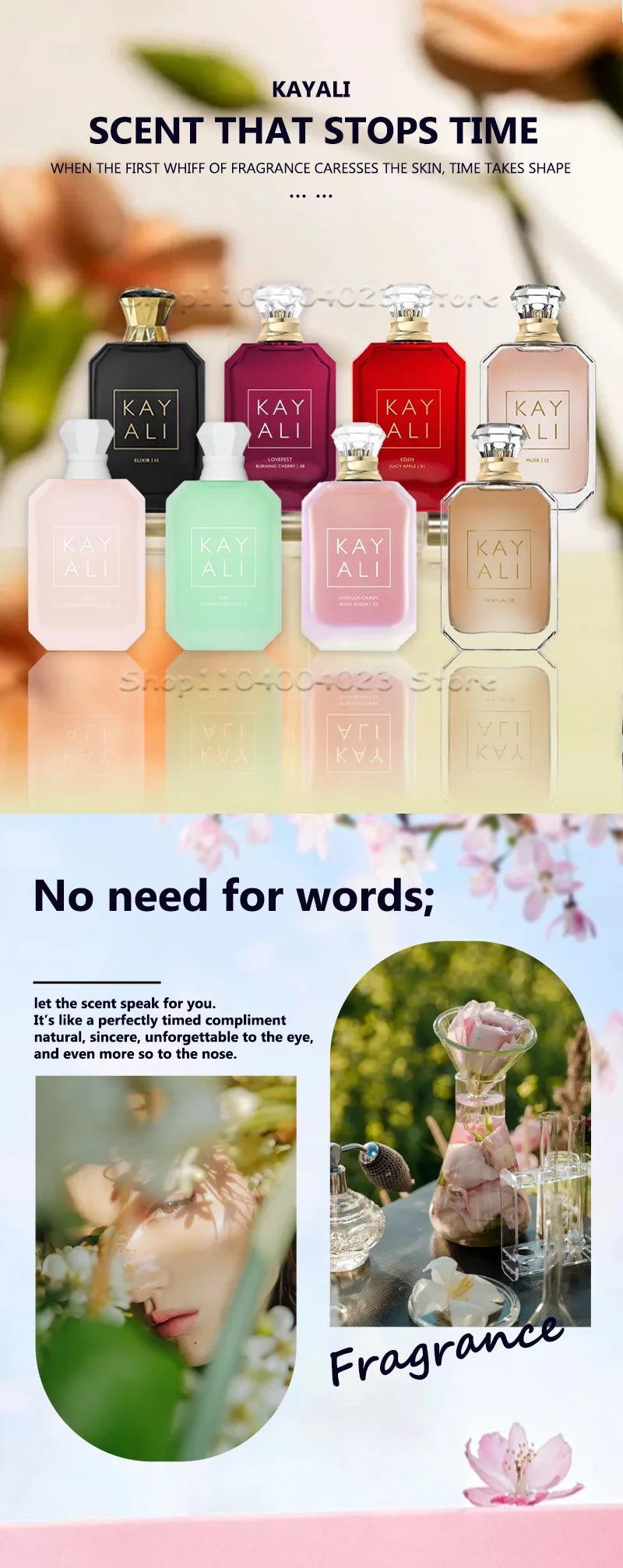KAYALI Vanilla Eau De Parfum Spray Women's Perfume Irresistible Scents with Sweet Fruity Floral Notes Warm Woody Base Fragrance