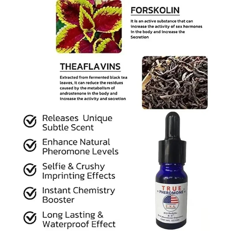 Powerful Pheromone Cologne For Men Lasting Perfume Boost Confidence Elegant Sexy Scent For Woman Dating Seductive Essential Oils