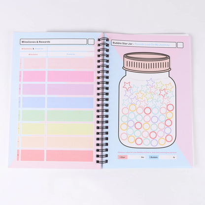 Weight loss diary: weight loss plan, daily activity tracker, Exercise diary, diet tracking, and goal setting exercise plan for f