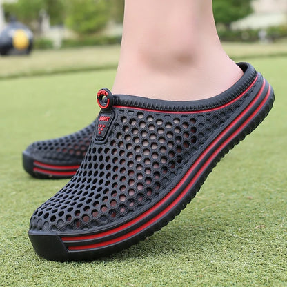 POLALI womens sandals 2023 Summer Sandals Fashion Hollow Out Breathable Beach Slippers Flip Flops EVA Massage Slippers Sandals