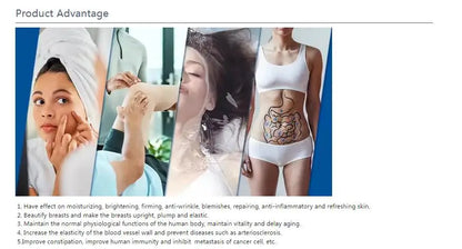 Deep-sea Fish Collagen Powder,99% Hydrolyzed Marine Fish Collagen Powder Beauty and wrinkle removing