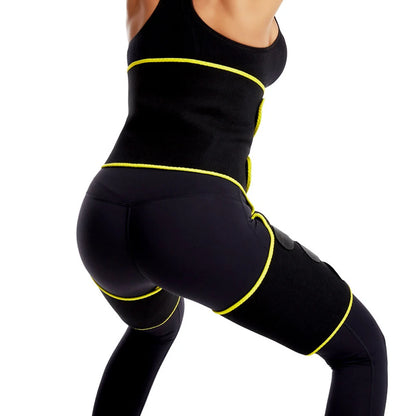 Waist Trainer for Women,3 In 1 Waist Thigh Trimmer and Weight Loss for Workout,Body Shaper Weight Loss Butt Lifter Waist Trainer