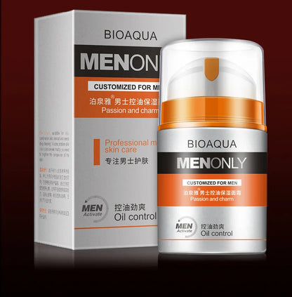 BIOAQUA Brand Men Skin Care Deep Hydrating Moisturizing Oil-control Face Cream Firming Day Cream 50g Men's Skin Care Products
