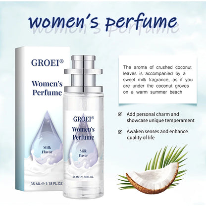 Women Pagoda Perfume Lasting Light Fragrance Fresh Floral Fruity Body Perfume Spray Natural Charm Couple Date Essential Perfume