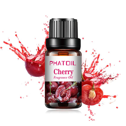 PHATOIL 10ml Strawberry Fragrance Oil Fruit Perfume Making Coconut Tangerine Mango Passion Fruit Watermelon Lemon Fig Aroma Oil