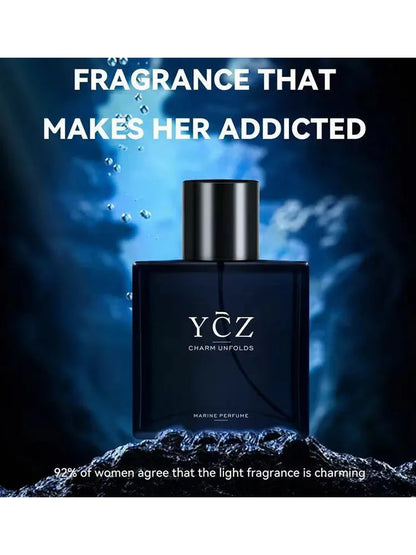 Perfumes Midnight Marine Eau De Parfum - Unisex 50ml Ocean Fresh Scent Premium Aromatic Woody Fragrance For Him & Her 2025