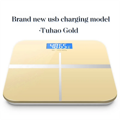 Weight Loss Weighing Device LED Display Smart Body Weight Scale USB Charging Precision Electronic Scale for Home Office Adult