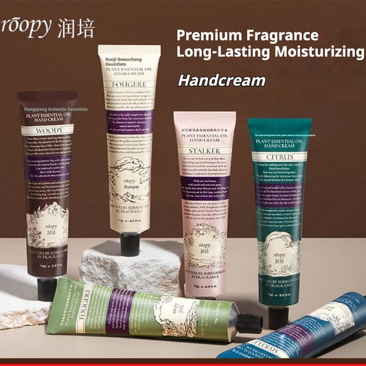 Roopy Moisturizing Hand Cream Essence Delicate Non Greasy Anti Barb Wooden Sandalwood Better Than Perfume75g Autumn Winter 75g