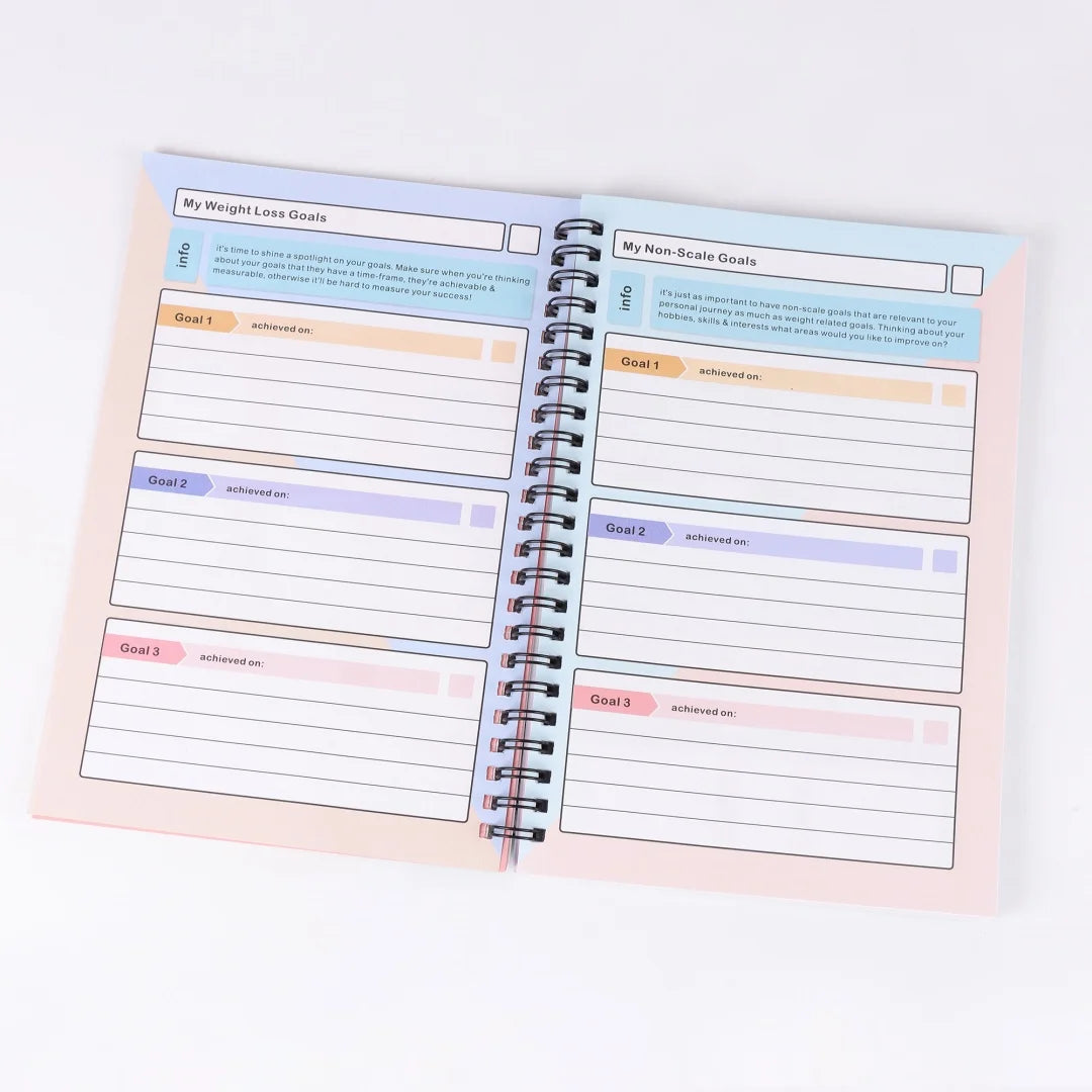 Fitness Tracker Weight Loss Plan Book 104 Pages 12 Weeks Fitness Journal Progressive Goal Setting Monthly Planner Health