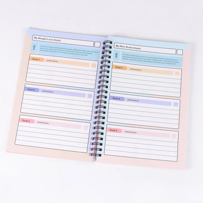 Fitness Tracker Weight Loss Plan Book 104 Pages 12 Weeks Fitness Journal Progressive Goal Setting Monthly Planner Health