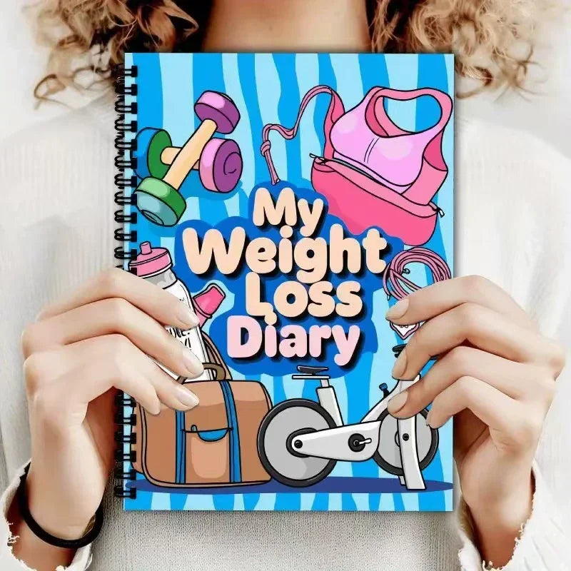 Weight Loss Plan Book My Weight Loss Diary 12 Weeks Fitness Journal Progressive Goal Setting Monthly Planner Health