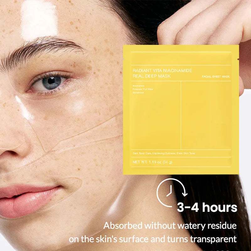 Collagen Mask Korean Facial Care Longlasting Deep Moisturizing Firming Smooth Skin Brightening Gentle Moisturizing Hydrogel Mask