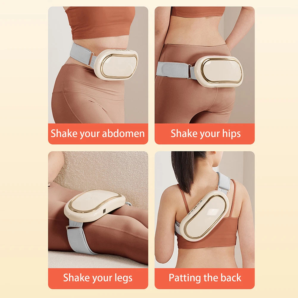 Lazy Fat Rejection Machine Weight Loss Shaking Machine Heated Massage Belt Weight Loss Device Thin Belly Abdominal Massager
