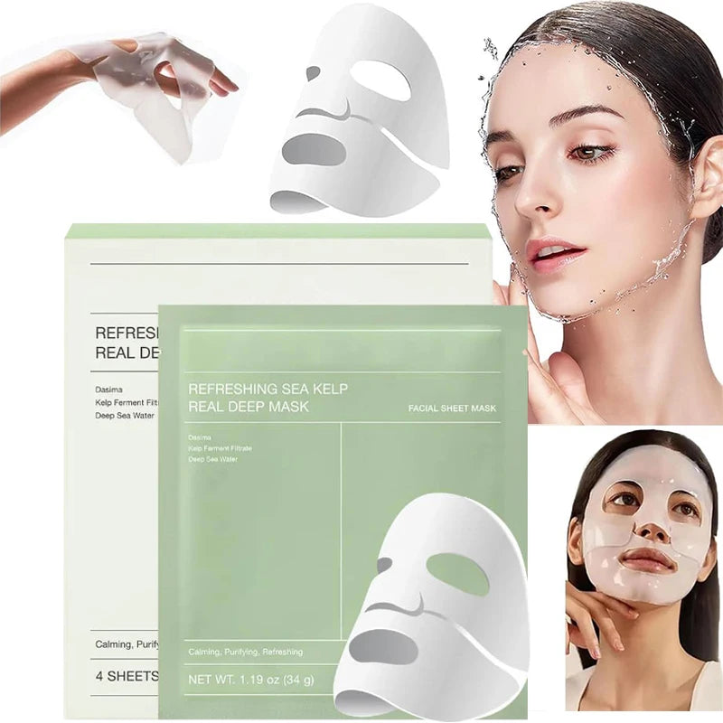 Collagen Mask Korean Facial Care Longlasting Deep Moisturizing Firming Smooth Skin Brightening Gentle Moisturizing Hydrogel Mask