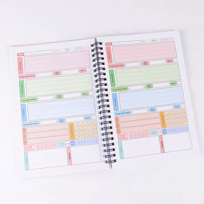 Fitness Tracker Weight Loss Plan Book 104 Pages 12 Weeks Fitness Journal Progressive Goal Setting Monthly Planner Health