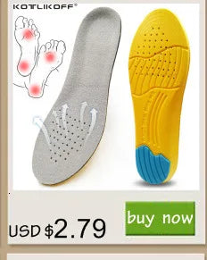 Silicon Gel Insoles Foot Care For Plantar Fasciitis Heel Spur Running Sport Insoles Shock Absorption Pads Arch Orthopedic Insole