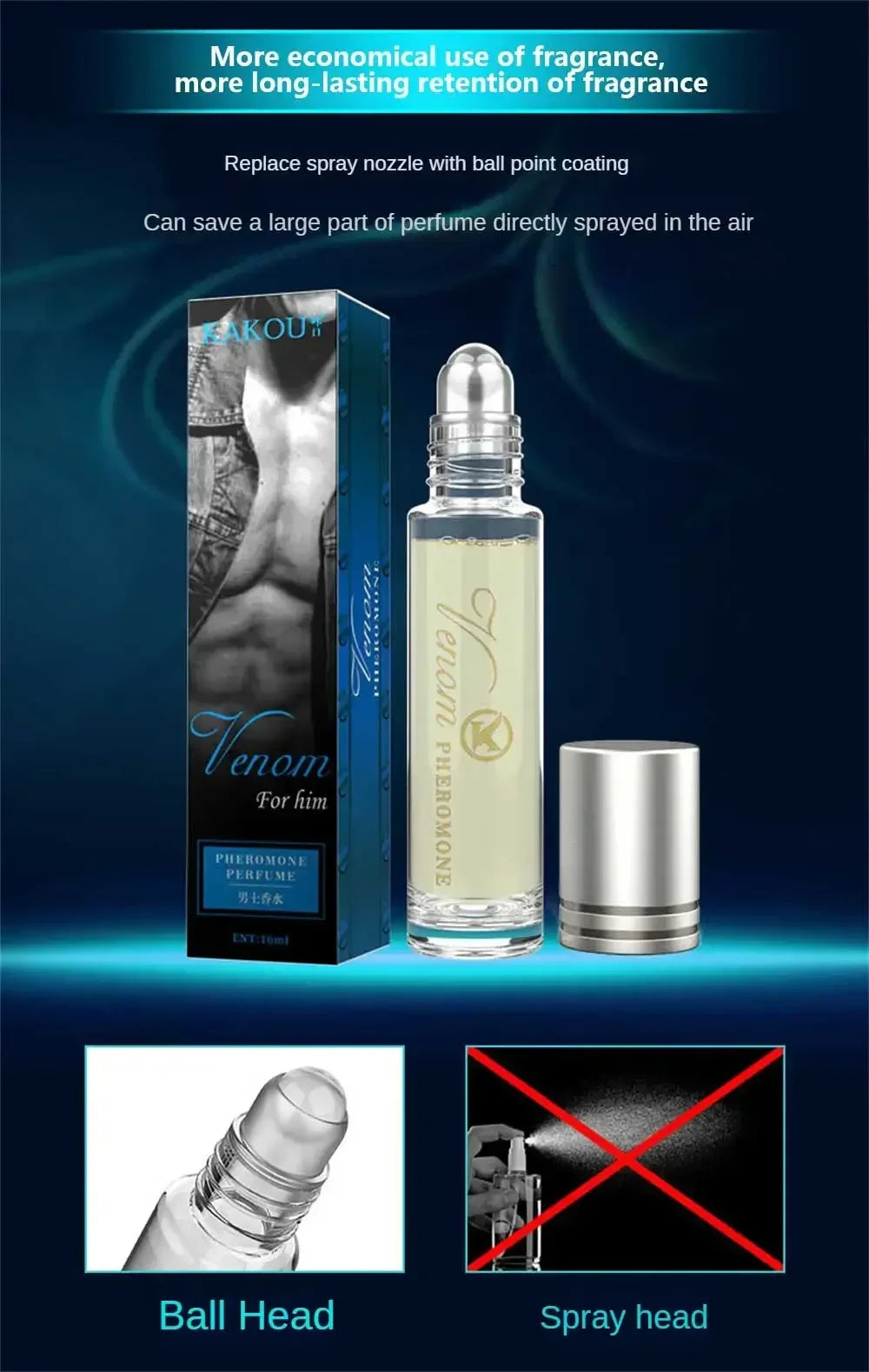 10ml roller perfume charming floral pheromone men's perfumes essential oil long-lasting fragrance to attract the opposite sex