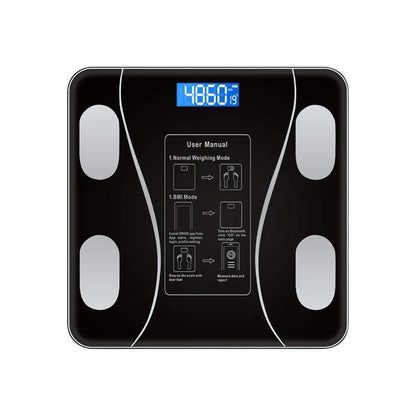 LED Display Smart Body Fat Scale Wireless Digital Measurement Bluetooth Body Fat Scale Digital Square Weight Loss Scale