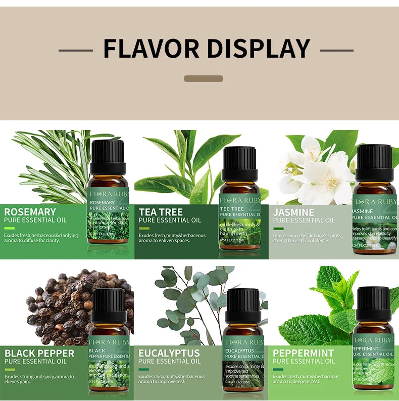 22 Bottles Essential Oils Set for Diffusers Nature Essential Oil Aromatherapy Oils Scents for Home,Humidifier,Candle Making Oil