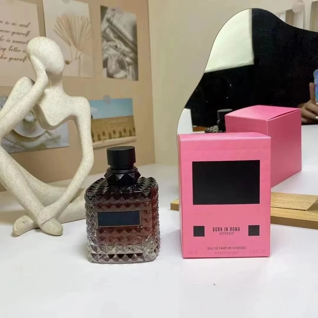 100ML Charming Sexy Lady Perfume Body Spray Men Women's High-Quality Long Lasting Fragrance Born in Roma Classic Perfumes