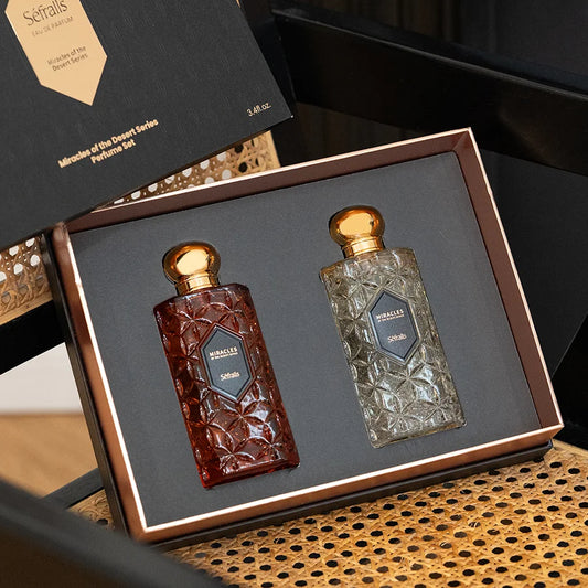 Séfralls Miracles 100ml*2pcs Long Lasting Pheromone Fragrance Perfume Cologne for Men and Women Light Cologne Fragrance