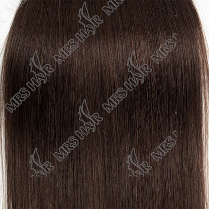 MRSHAIR Clip in Hair Extension Human Hair Real Natural Clip in Hair Extension Double Weft Full Head 7PCS Clip Ins For Add Volume