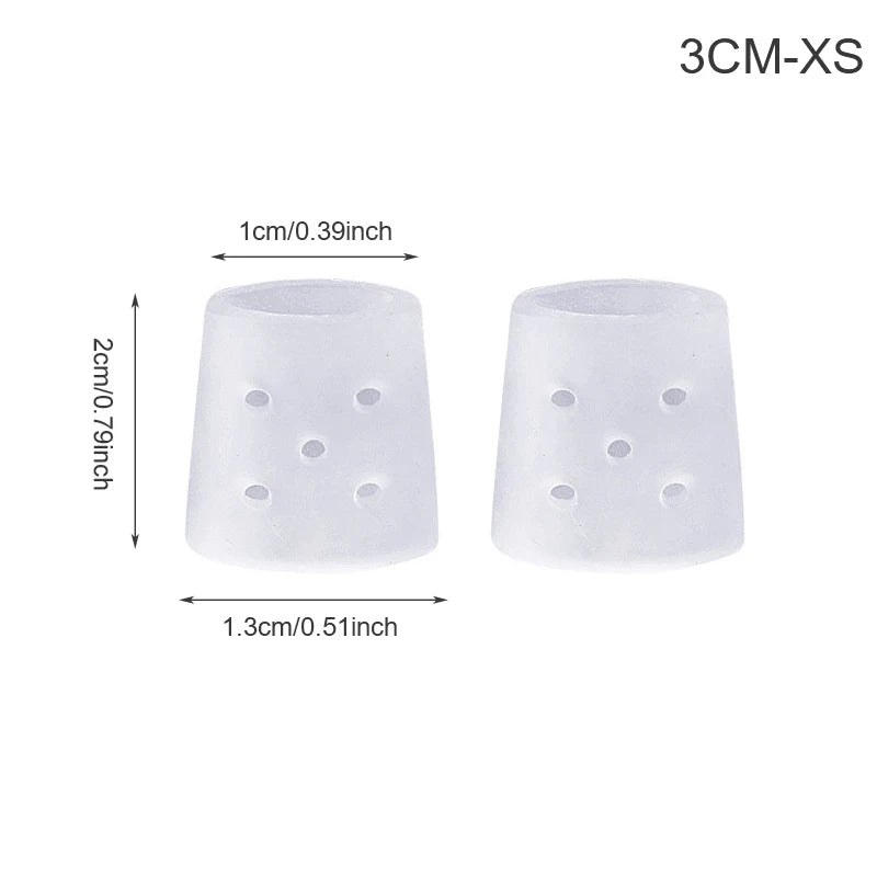 1Pair Little Toe Pinkie Foot Thumb For Daily Use Hallux Valgus Silicone Correction Gel Toe Bunion Guard Foot Care Toe Separator