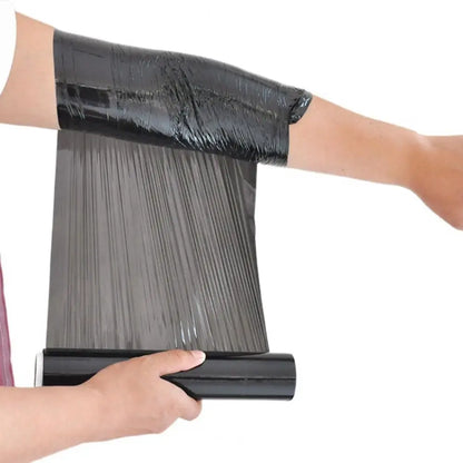 Safe to Use Body Wrap Weight Loss Body Wrap 60/100m Black Osmotic Body Wrap for Sauna Workout Sweat Enhancer Fat Burning Stomach