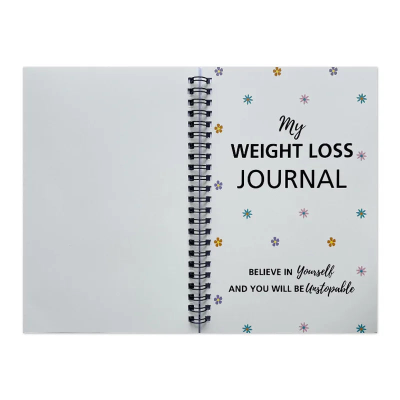 Bview Art Weight Loss Planner & Journal - Fitness Diet Tracker Notebook for Goal Setting, Healthy Lifestyle Organizer