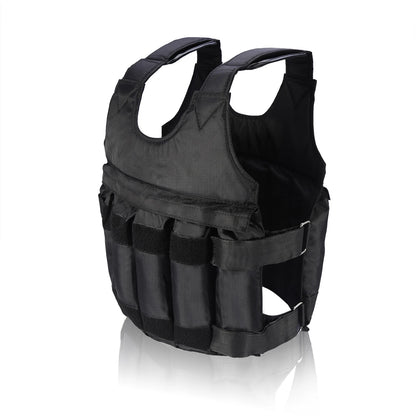 Fitness Empty Weight Vest Empty Weight Vest Exercise Training Fitness 50KG Maximum Loading Adjustable Workout Empty Weight Vest