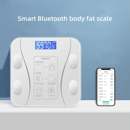 Smart Bluetooth Body Fat Scale with Bluetooth Connectivity LED Display Weight Loss Precision Electronic Scale with Mobile App