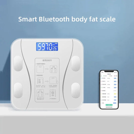 Smart Bluetooth Body Fat Scale with Bluetooth Connectivity LED Display Weight Loss Precision Electronic Scale with Mobile App