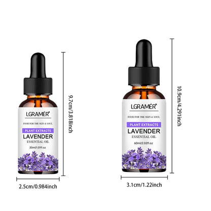 Pure Natural Lavender Essential Oil Facial Body Skin Care Essential Oil Moisturizing Nourishing Massage Plant Essential Oil
