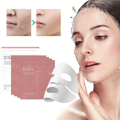 Collagen Mask Korean Facial Care Longlasting Deep Moisturizing Firming Smooth Skin Brightening Gentle Moisturizing Hydrogel Mask