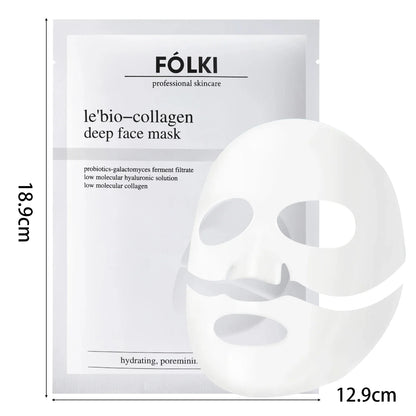 Collagen Face Mask Moisturizing Brightening Deep Hydration Overnight Mask Nourishing Refreshing Face Skin Care Bio Collagen Mask