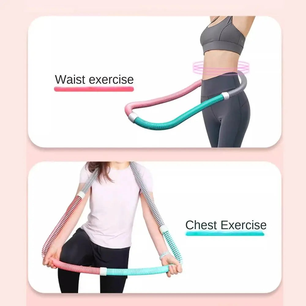 without Harming Waist Sports Hoop Waist Trainer Adjustable Slimming Belly Weight Loss Circle Burn Fat Soft