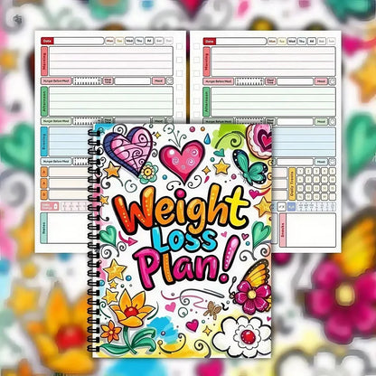 Weight Loss Plan Book My Weight Loss Diary 12 Weeks Fitness Journal Progressive Goal Setting Monthly Planner Health