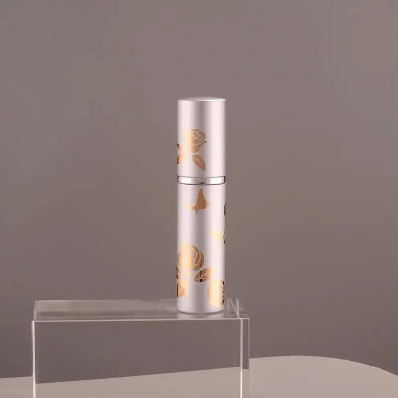 Luxury 10ml Glass Perfume Bottle Metal Perfum Bottles Empty Atomizer Glass Spray Botle Refillable Vials