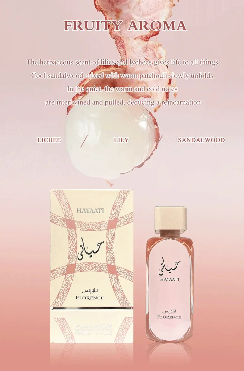 100ml Original Perfumes for Women High Quality Musk Woody Eau De Parfum Cologne Unisex Spray Long Lasting Fruity Smell Present
