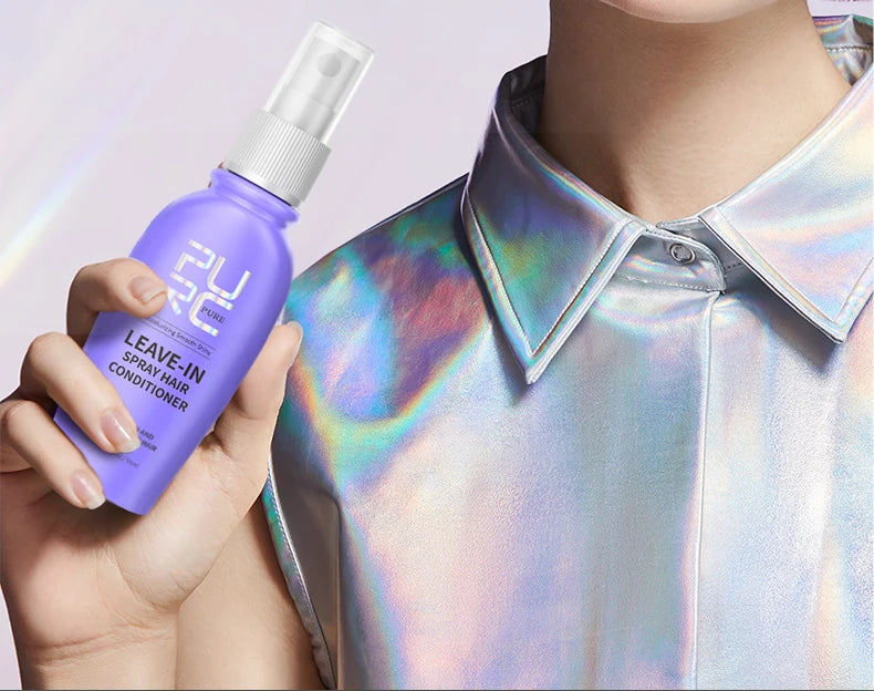 Leave-in Conditioner Coconut Oil Smoothing Spray Anti Frizz Moisturizing Hair Mask Dry Damage Treatment Cream  Hair Care PURC