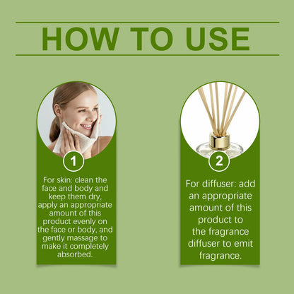Pure Peppermint Essential Oil Facial Skin Care Body Massage Firming Hydrating Moisturizing Refreshing Aromatherapy Diffuser Oil