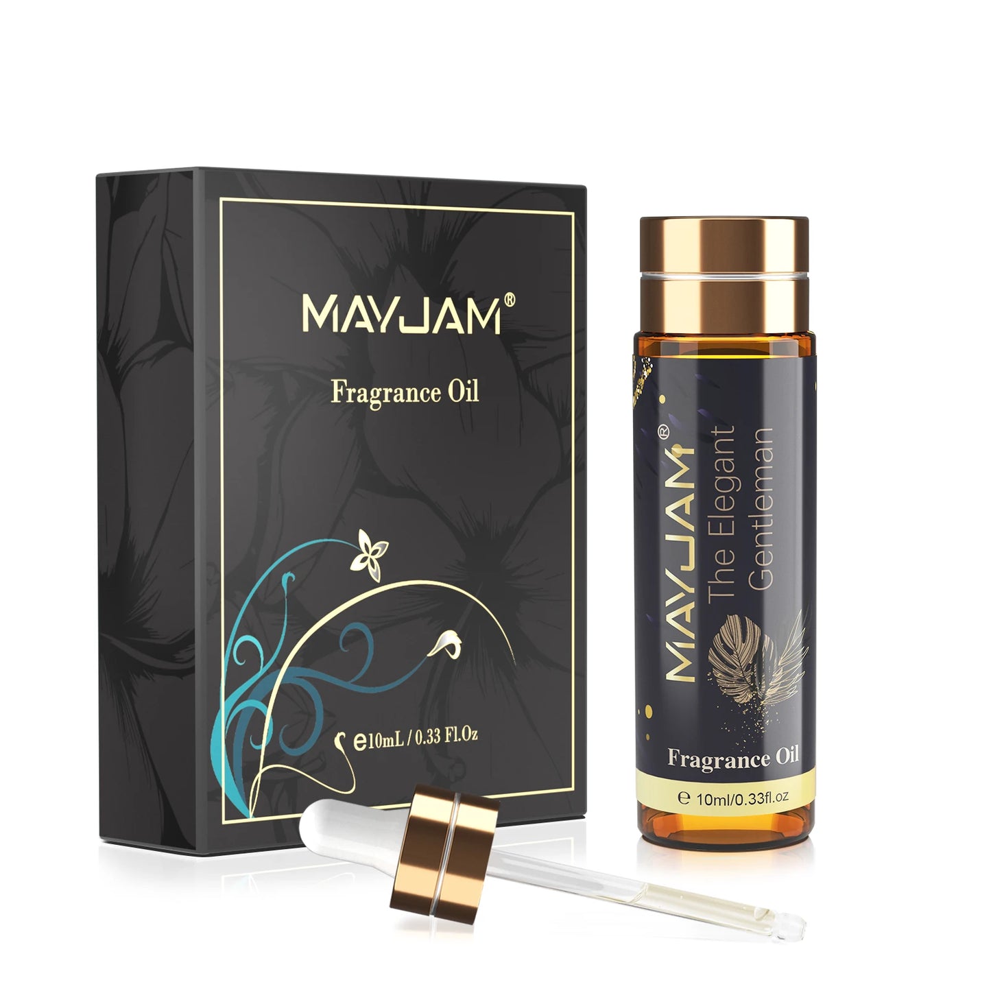 MAYJAM Men's Essential Oil Classic Cologne Sweet Tobacco Bay Rum Forest Pine Bamboo Rain Fragrance Long-lasting Scents